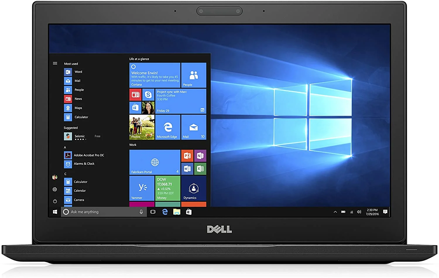 NOTEBOOK RICONDIZIONATO DELL LATITUDE 7280 12,5" CORE I5-6300U RAM 8GB SSD 256GB WINDOWS 10 PRO GRADO B+