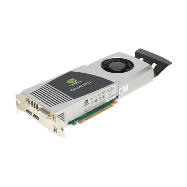 SCHEDA VIDEO NVIDIA QUADRO RICONDIZIONATO FX4800 1,5GB GDDR3 DISPLAY PORT 2X ,1X DVI, 1X S-VIDEO 3 PIN
