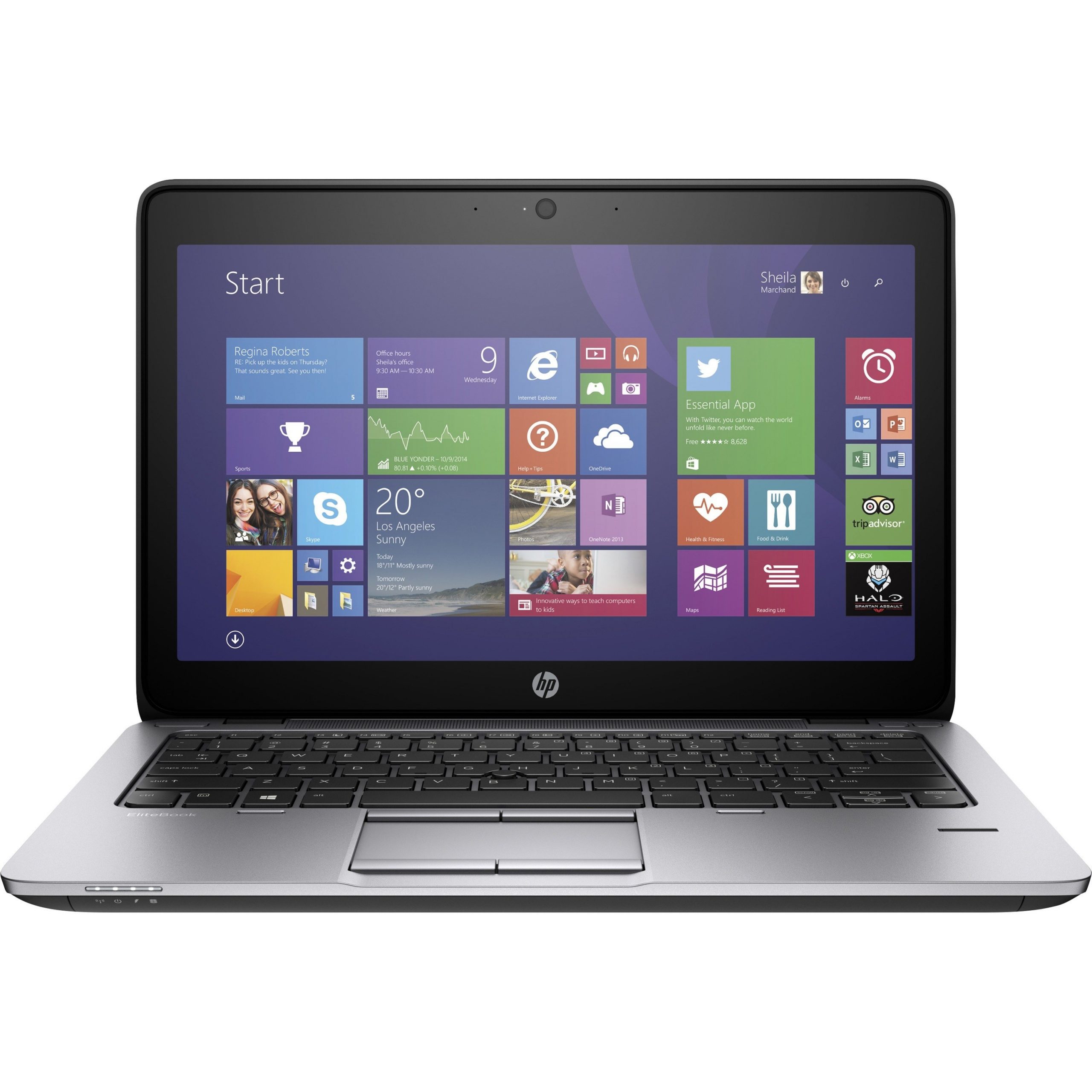 NOTEBOOK RICONDIZIONATO HP ELITEBOOK 840 G2 14" CORE I5-5300U RAM 8GB SSD 256GB WINDOWS 10 PRO GRADO B+