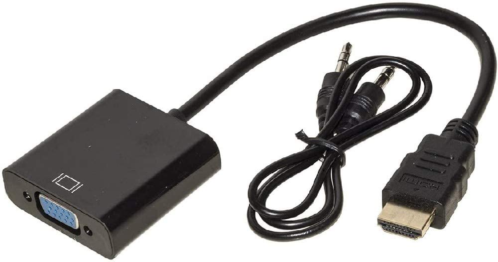 LINK ADATTATORE LKADAT10 ADATTATORE HDMI MASCHIO VGA FEMMINA CON PRESA AUDIO STEREO 3,5 MM
