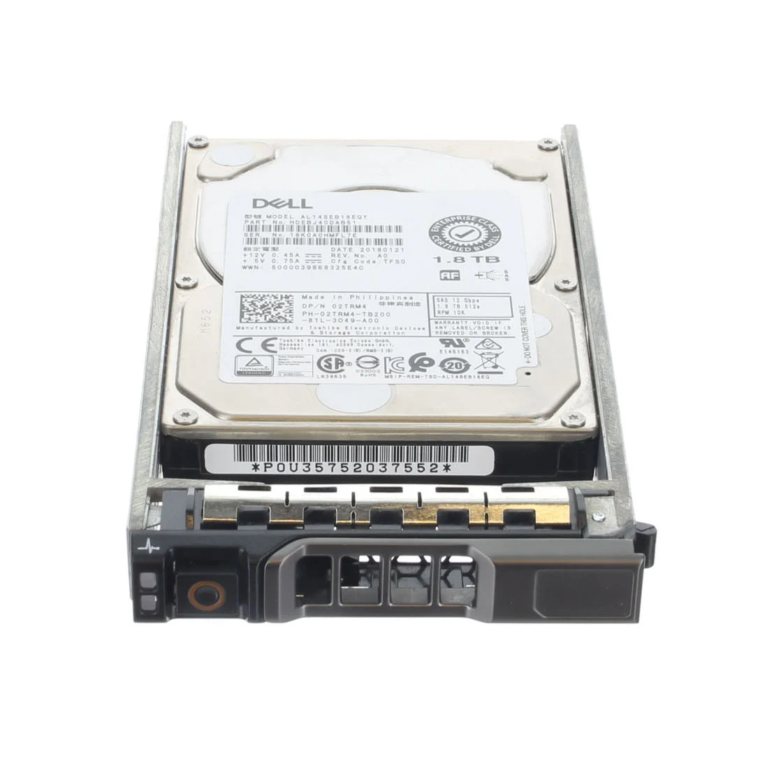 HARDDISK SAS RICONDIZIONATO DELL 2,5″ AL14SEB18EQY 10k RPM SAS 1,8TB + CADDY DXD9H