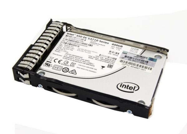 SSD RICONDIZIONATO HP ENTERPRISE SSD INTEL SATA 400GB 2,5″ 6GB/s + CADDY 651687-001