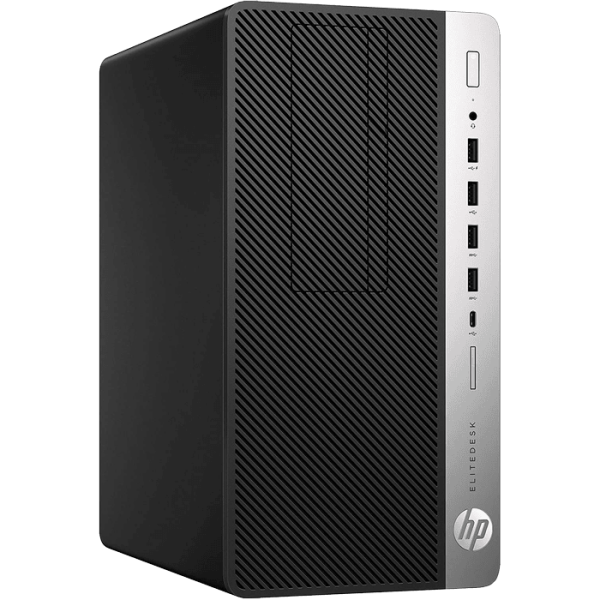 COMPUTER RICONDIZIONATO HP ELITEDESK 705 G4 TOWER AMD A10-9700 RAM 8GB SSD 256GB WINDOWS 11 PRO GRADO A