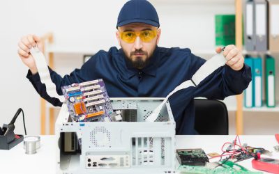 front-view-man-repairing-computer