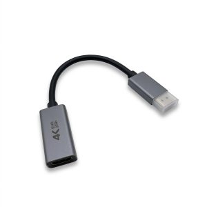 ADATTATORE OEM DP2HDMI 4K UHD 30Hz DISPLAYPORT MASCHIO A HDMI FEMMINA - immagine 1
