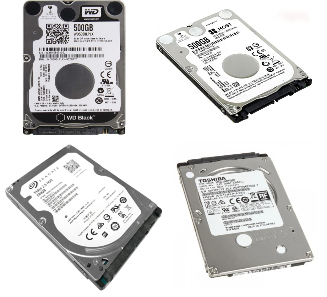 HARDDISK 2,5″ SATA 500GB - USATO - MIX BRAND/MODEL
