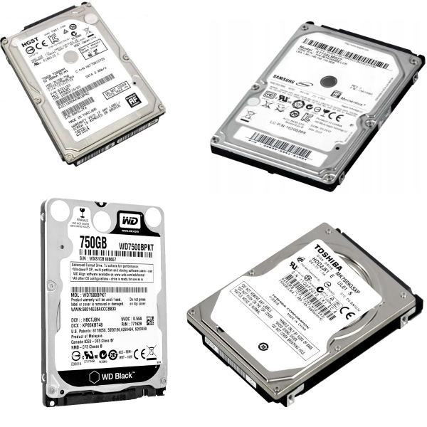 HARDDISK 2,5″ SATA 750GB - USATO - MIX BRAND/MODEL