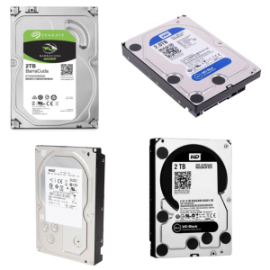 HARDDISK 3,5″ SATA 2TB – USATO – MIX BRAND/MODEL - immagine 1