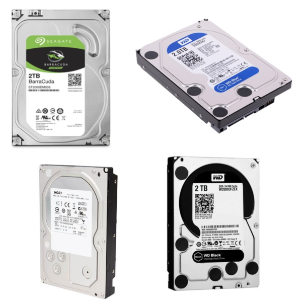 HARDDISK 3,5″ SATA 2TB – USATO – MIX BRAND/MODEL